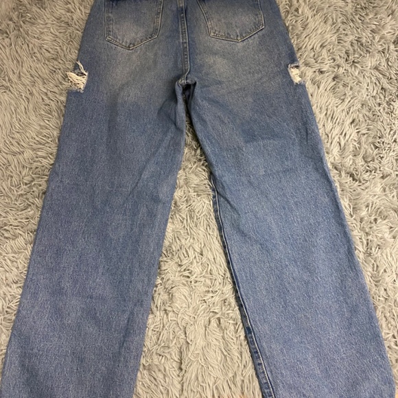 Shein High Waisted Straight Leg Jeans Size 4 - Picture 2 of 2
